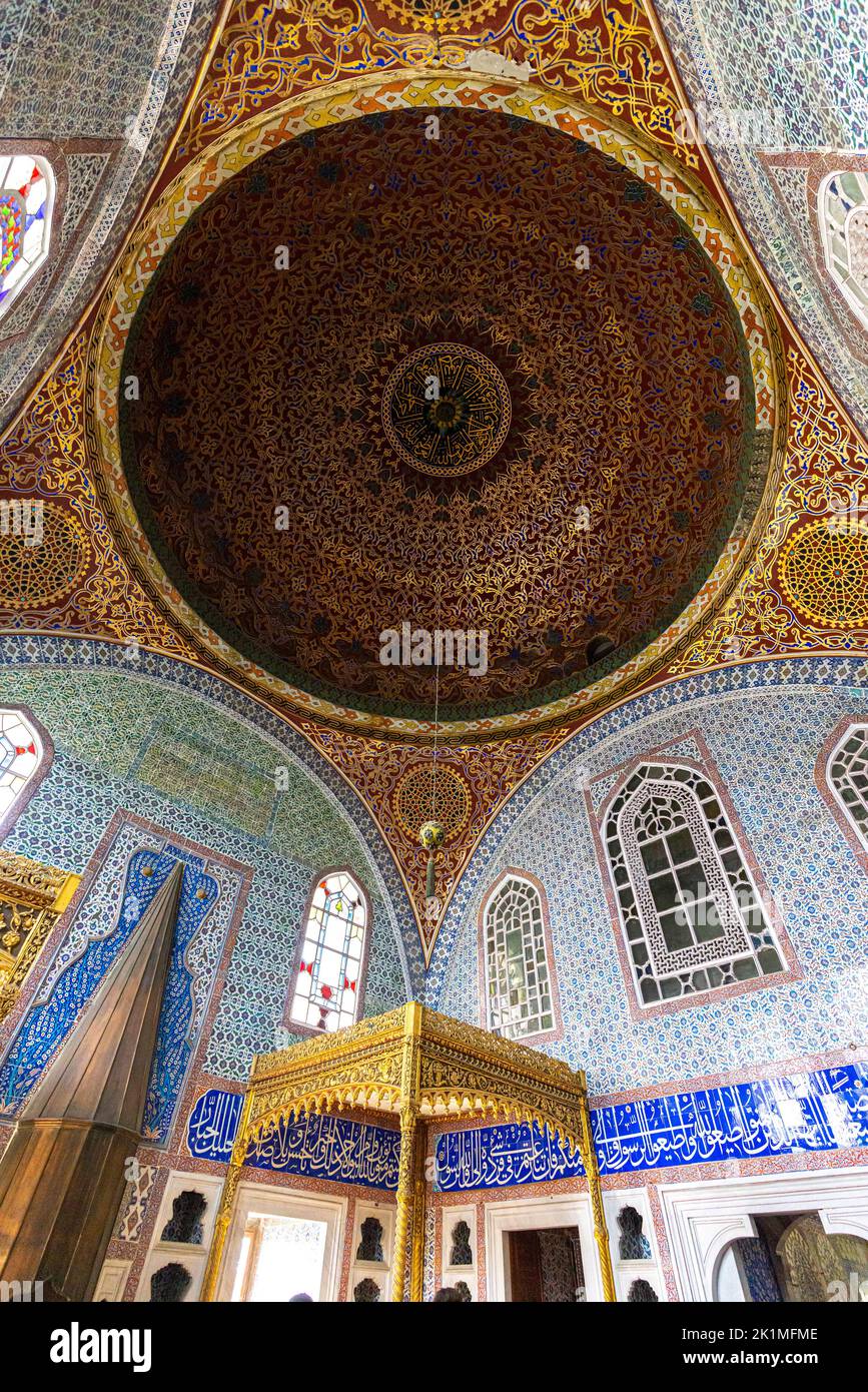 dome of the harem palace in topkapi. Istanbul Stock Photo