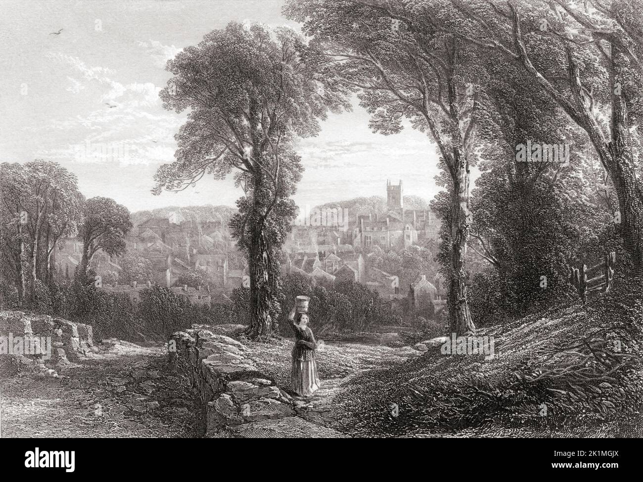Woodstock, Oxfordshire, 1847 Stock Photo