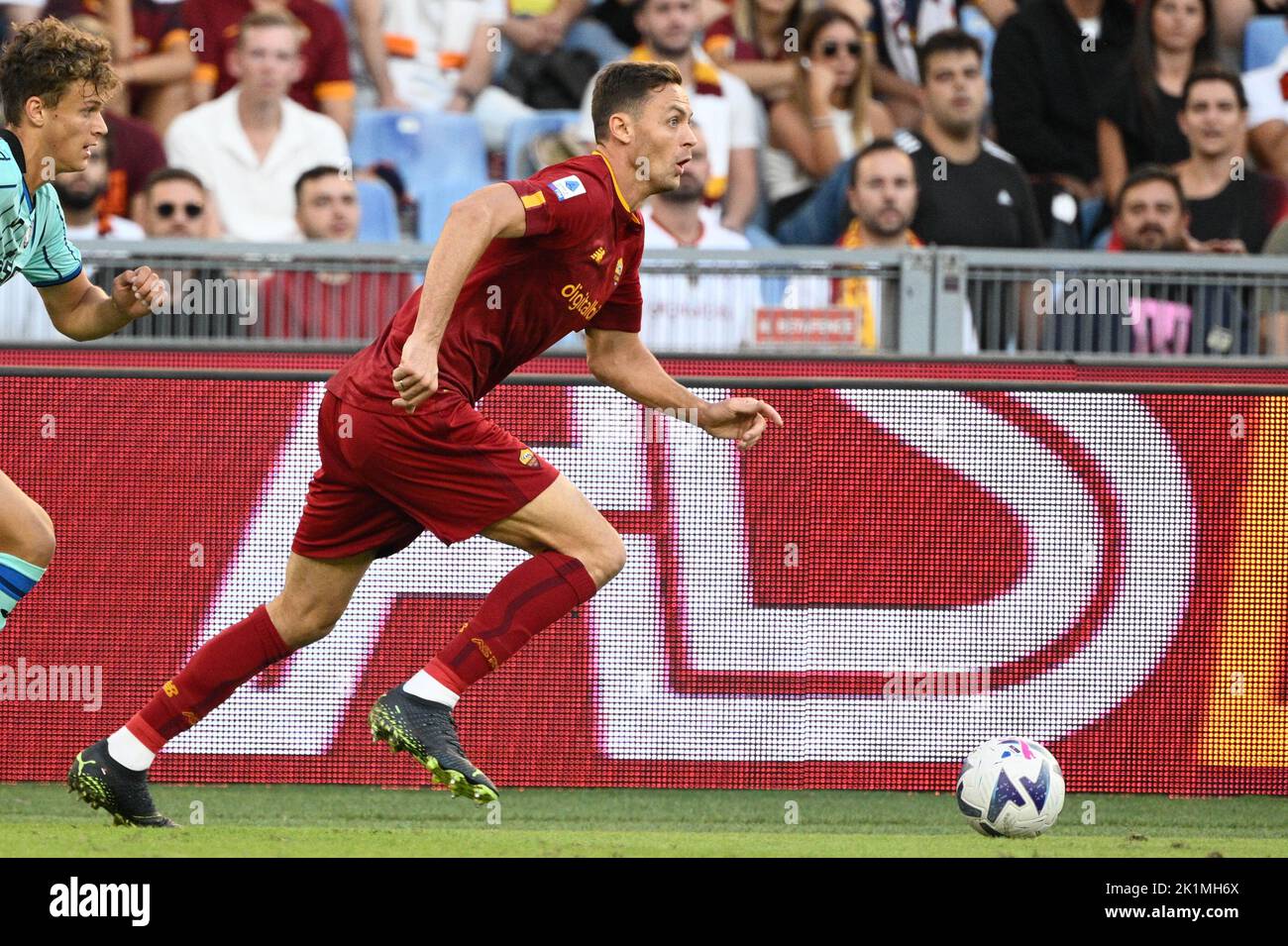 Nemanja Matic (AS Roma) during the Italian Football Championship League ...