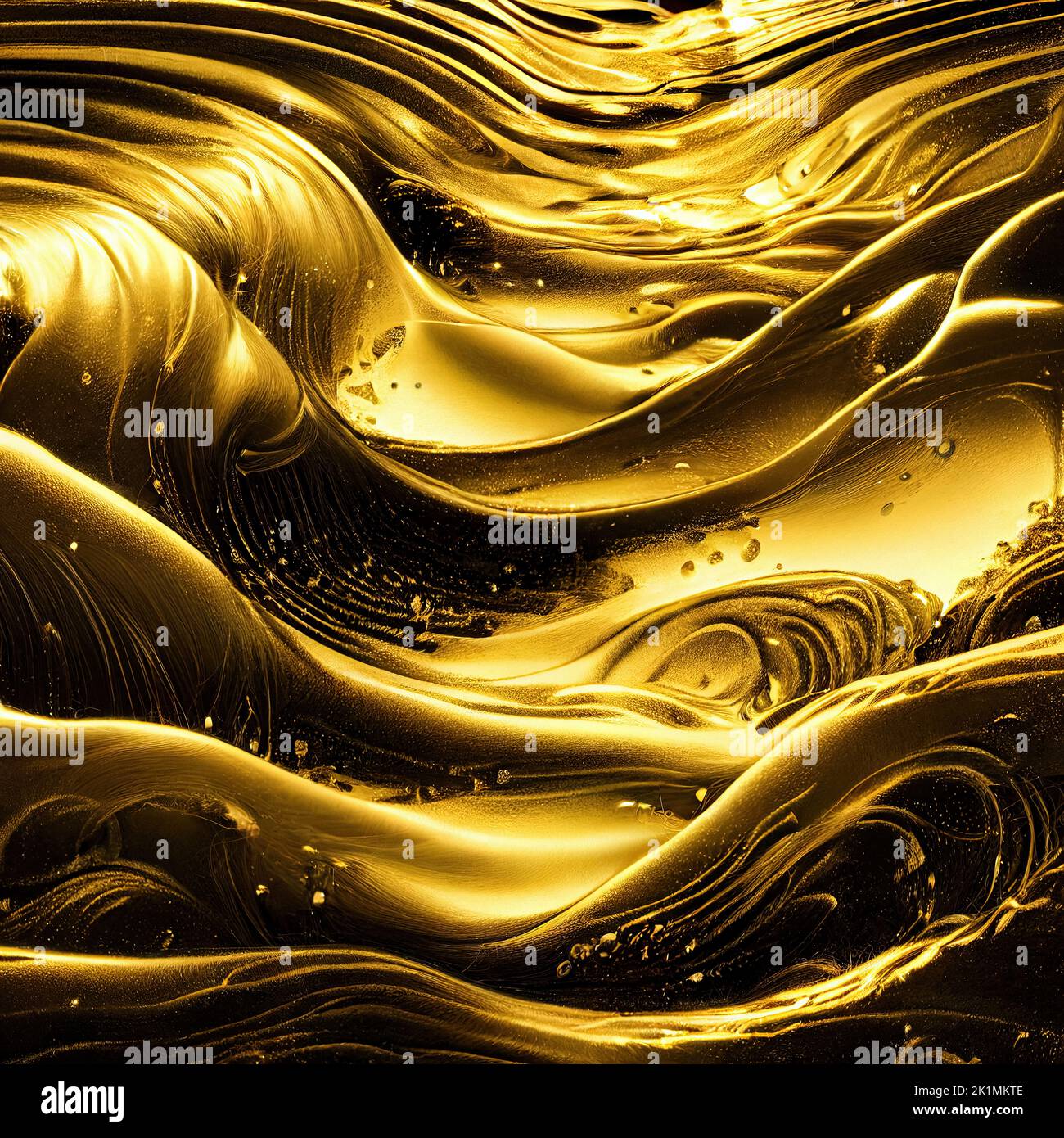 Abstract liquid gold background hi-res stock photography and images - Alamy