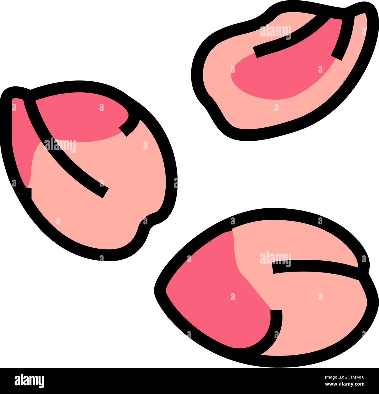 petal spring color icon vector illustration Stock Vector Image & Art ...