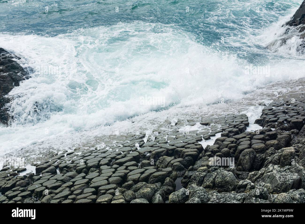 natural cobblestone causeway, formed by the ends of lava columns