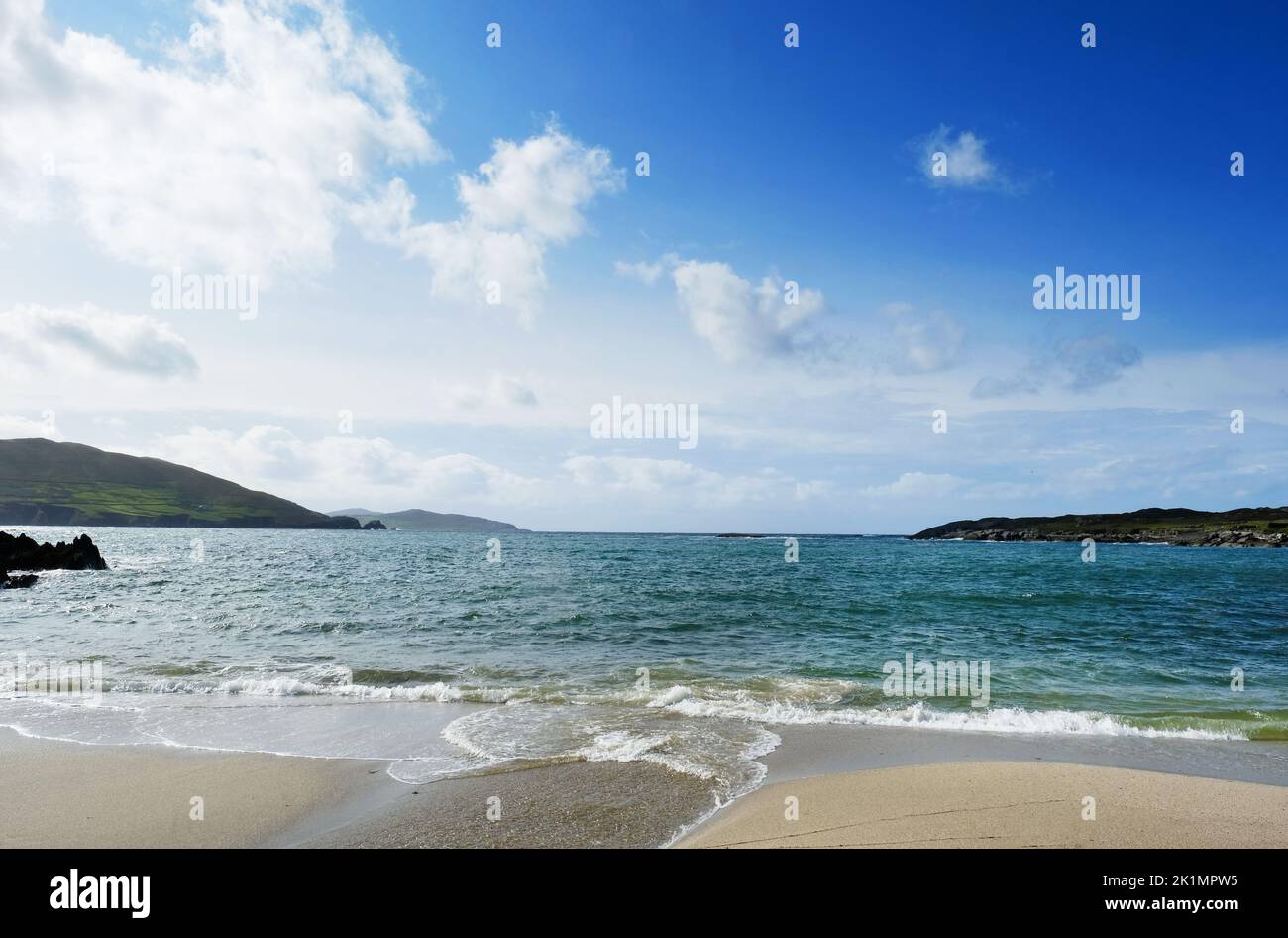 Ballydonegan Bay near Allihies on the Wild Atlantic Way, County Cork, Ireland - John Gollop Stock Photo
