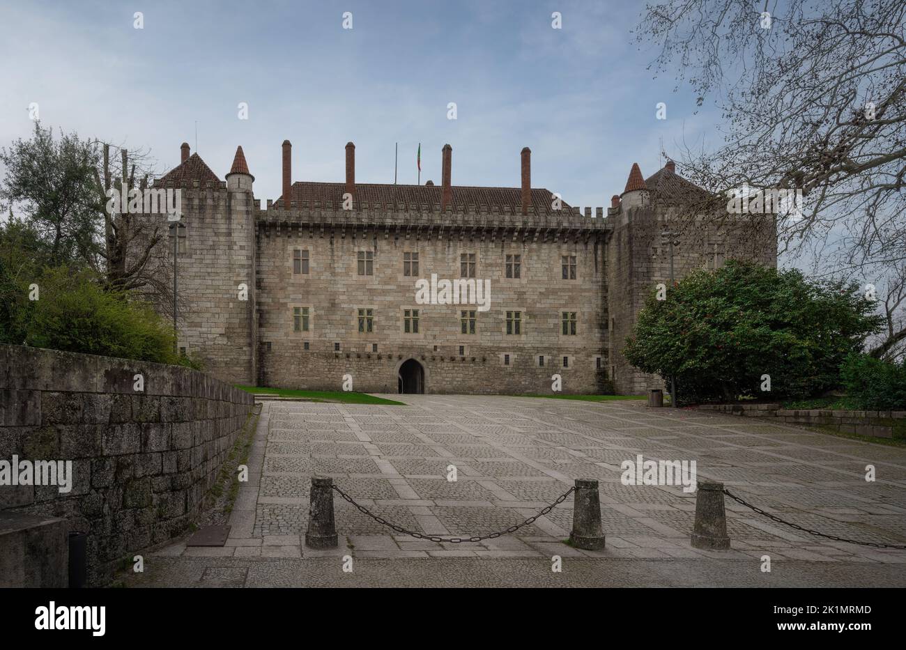 Palace of the Dukes of Braganza (Paco dos Duques de Braganca) - Guimaraes, Portugal Stock Photo