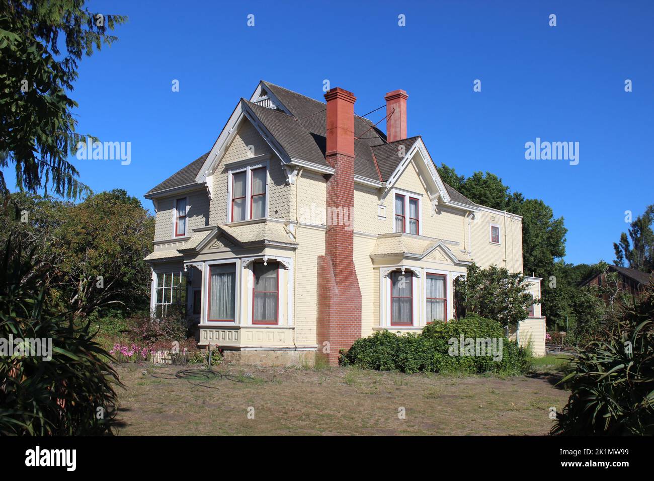 Victorian House, Wilder Ranch State Park, Santa Cruz, California Stock Photo