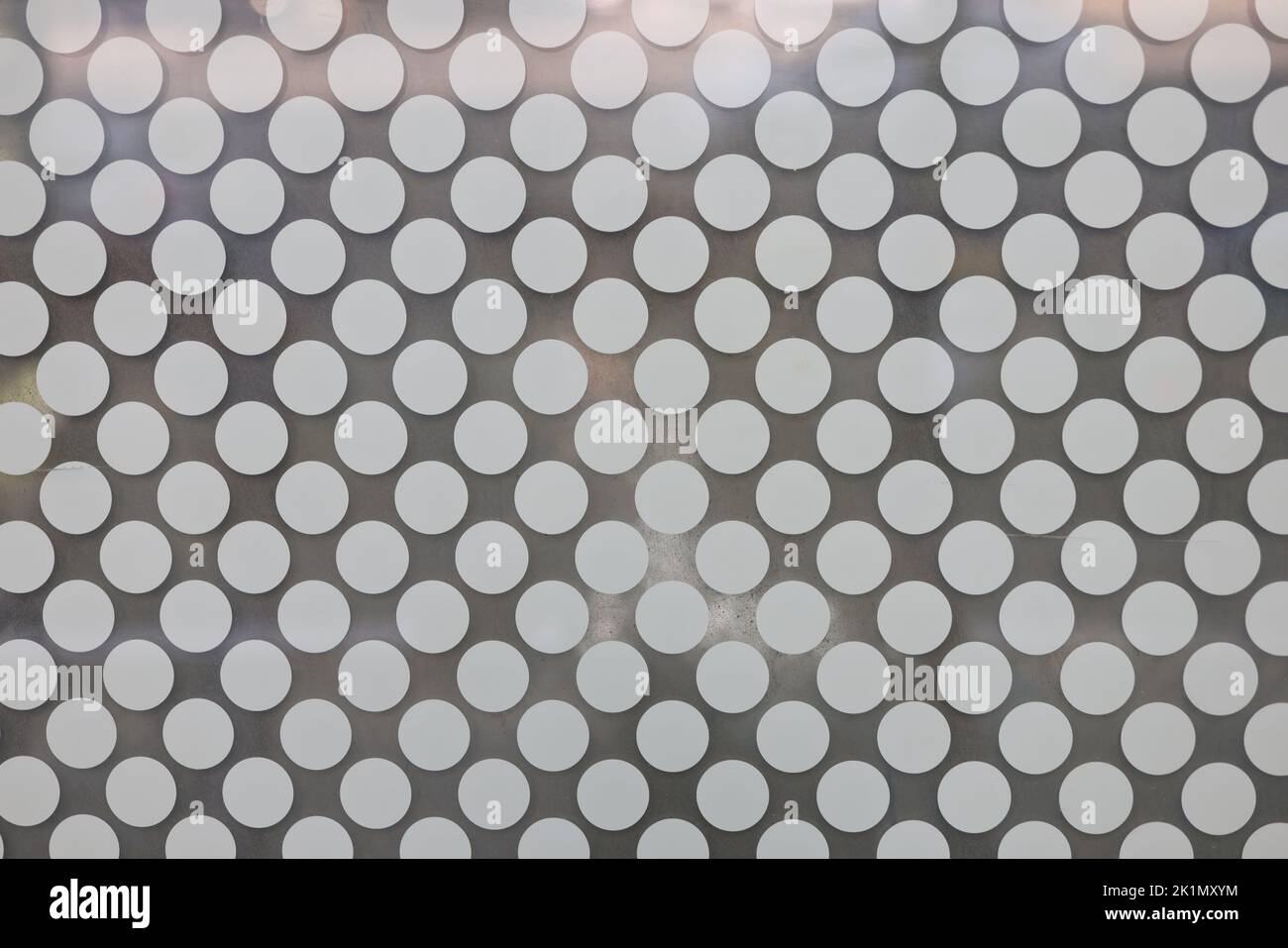 Seamless pattern in polka dot retro colors Stock Photo