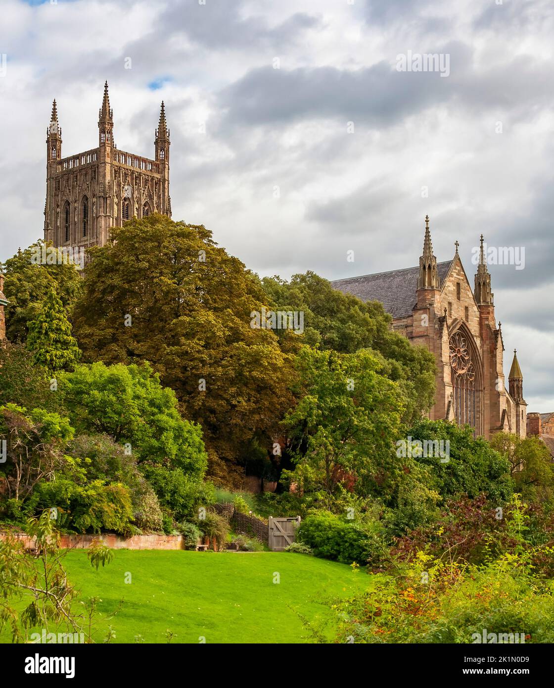 Worcester Cathedral Worcestershire Stock Photo - Alamy