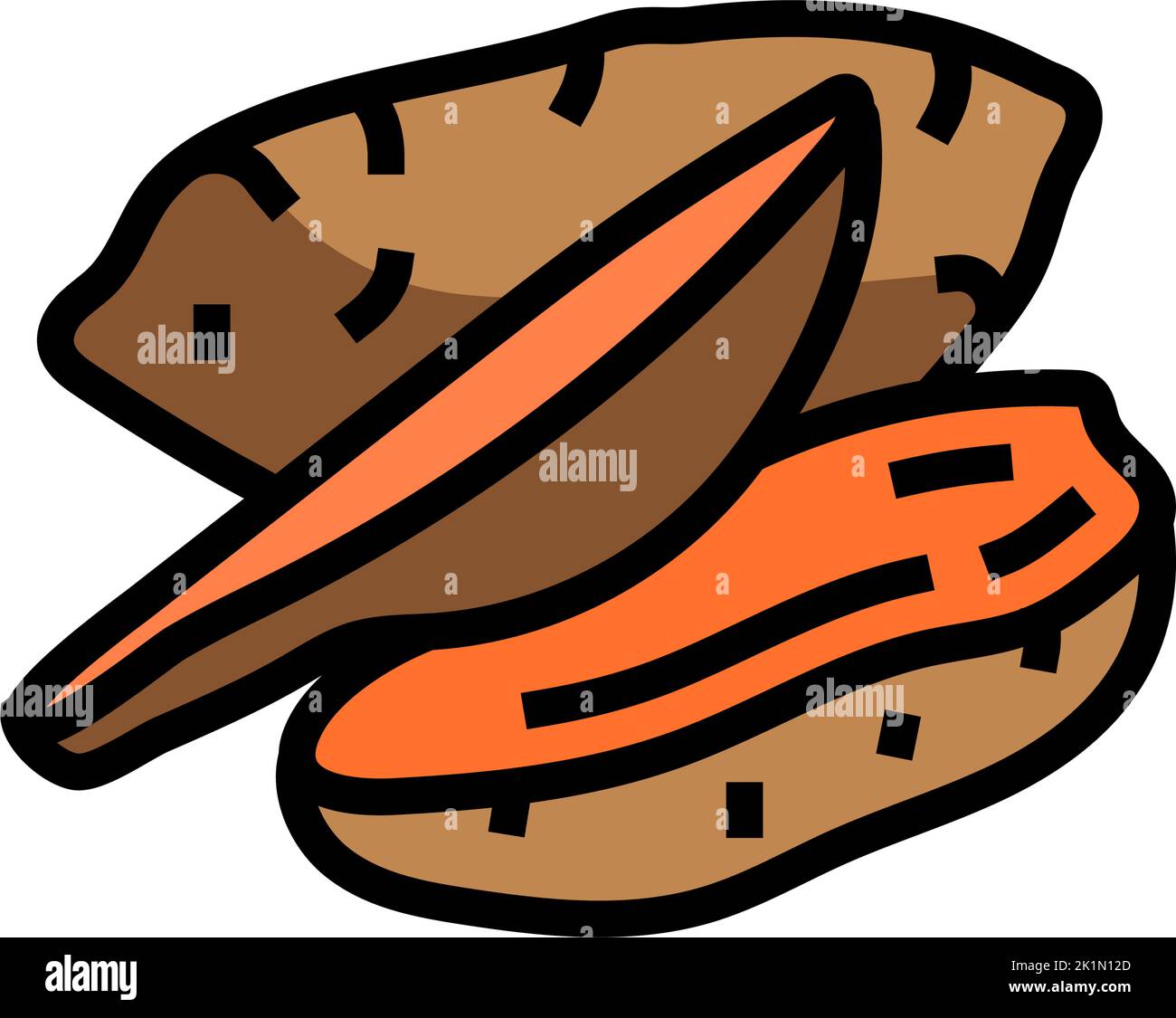 Purple sweet potatoes Stock Vector Images - Alamy 