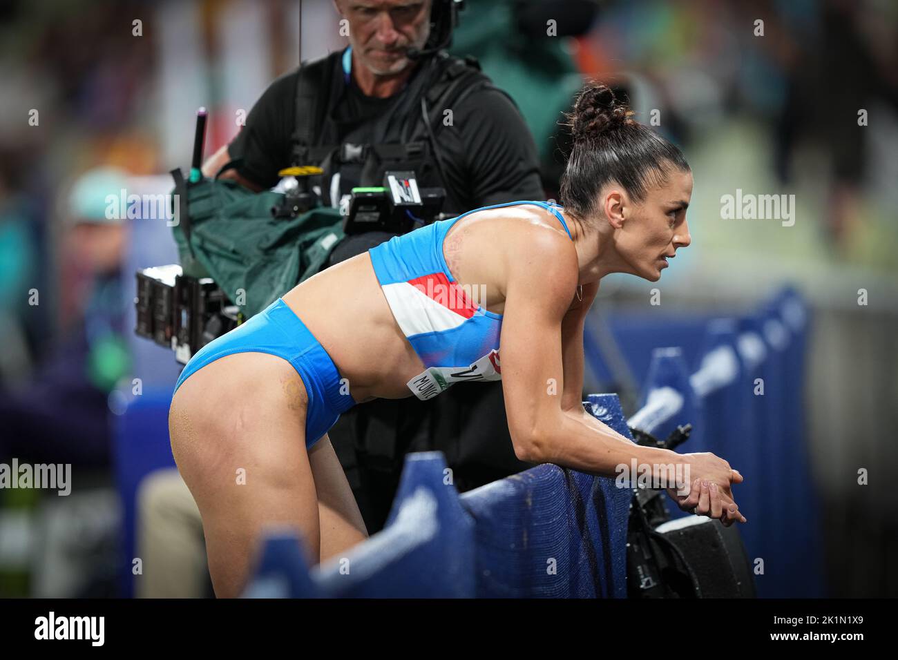 Ivana Spanovic participating in the long jump of the European Athletics