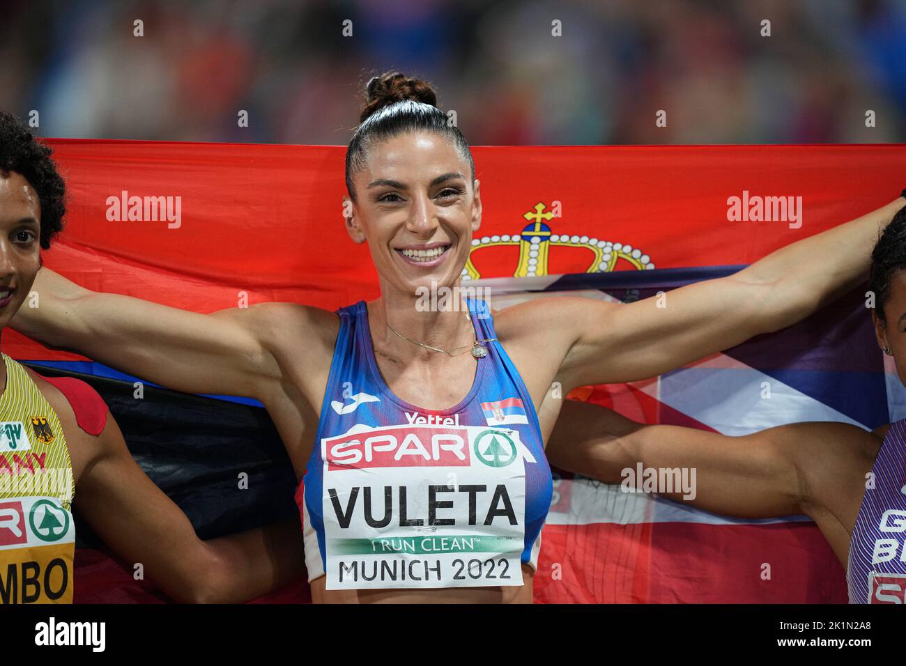 Ivana Spanovic with her country