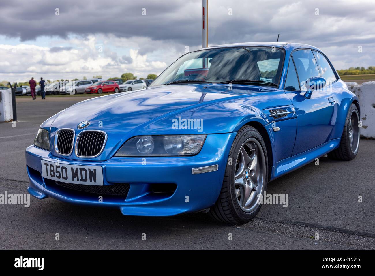 BMW Z3 M Coupe ‘T850 MDW’ on display at the Bicester Heritage Scramble celebrating 50 years of BMW M Stock Photo