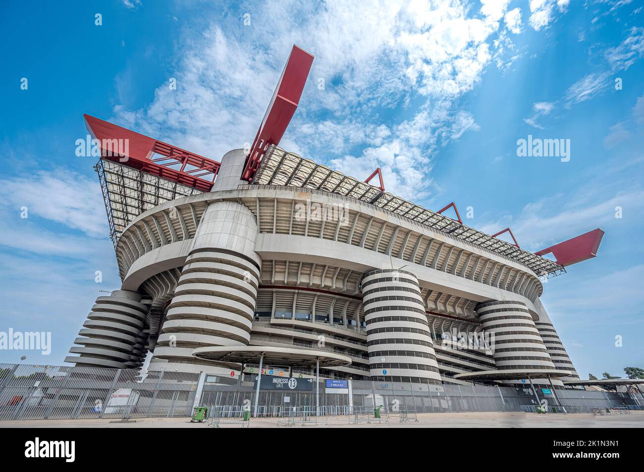 San Siro Stadium Gate editorial photography. Image of team - 24762377