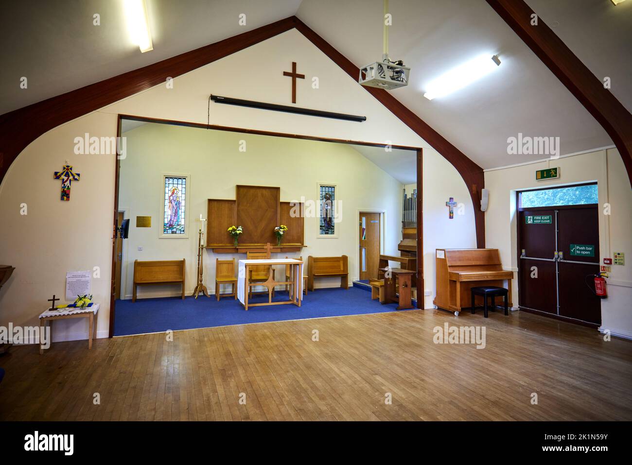 St Mary Magdalene’s Church in Appleton Thorn, Warrington a Stock Photo