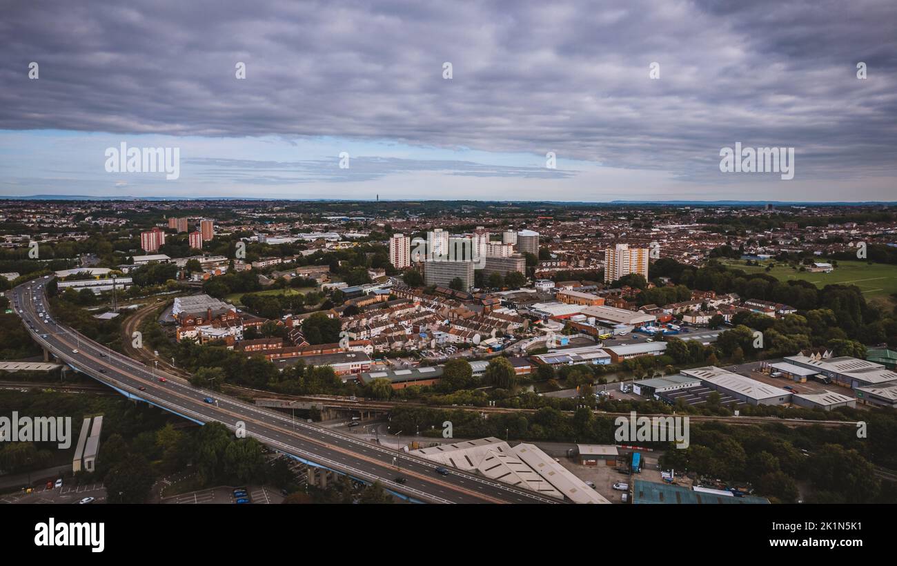 Aerial view bristol hi-res stock photography and images - Alamy