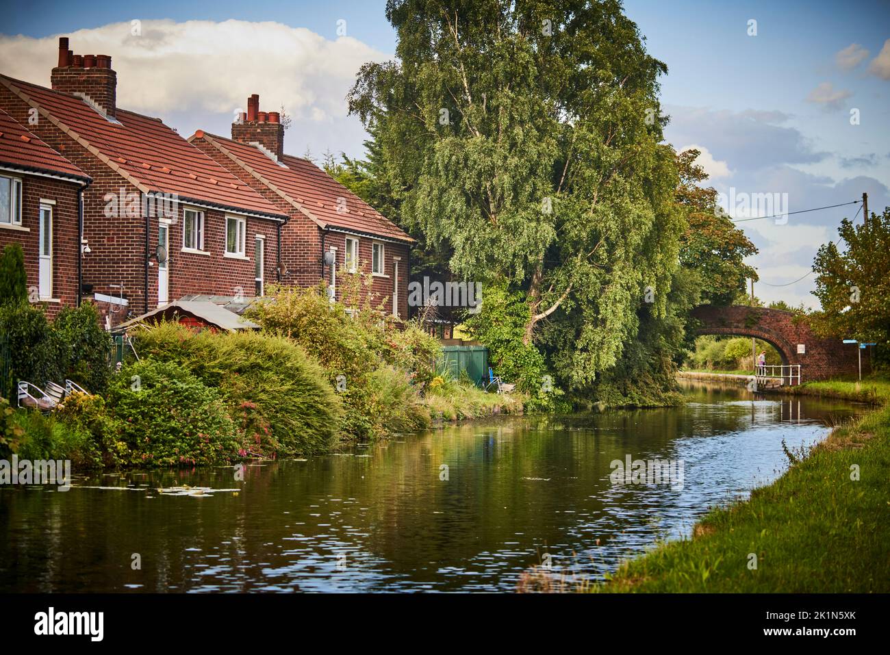 Bridgewater canal in Astley, Gtr Manchester Stock Photo