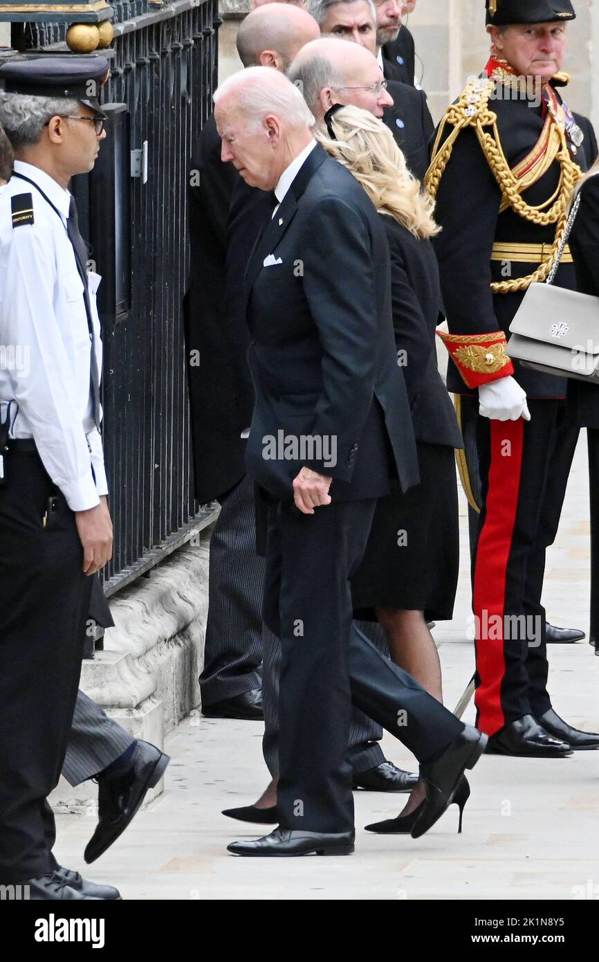 The State Funeral of HM Queen Elizabeth II at Westminster Abbey  -PICTURED: Funeral of Queen Elizabeth II -LOCATION: London UK -DATE: 19 Sep 2022 -CREDIT: Nils Jorgensen/INSTARimages.com Stock Photo