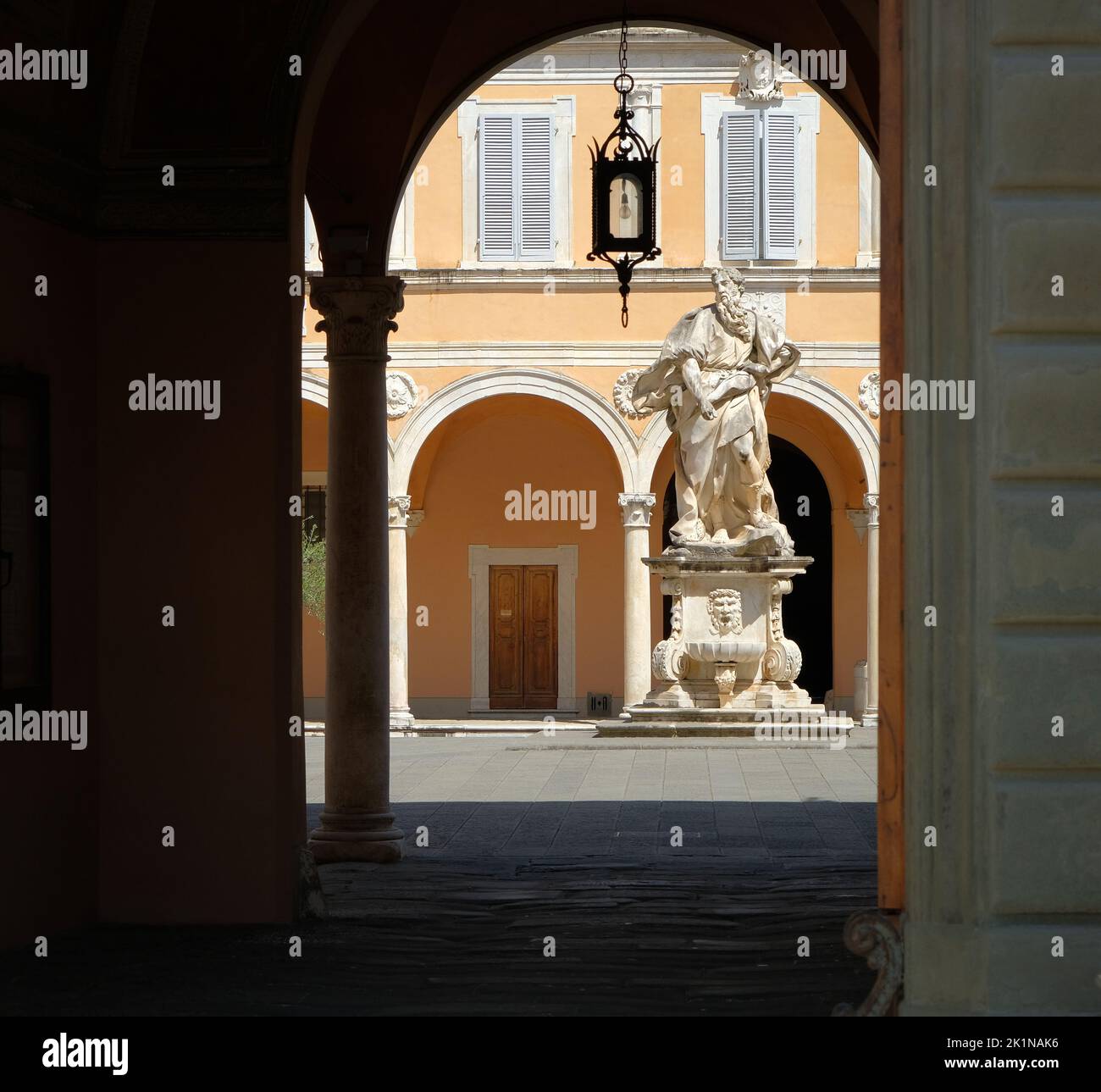 Rome, Italy - June 8: Archbishop's Palace. Pisa. Italy Stock Photo