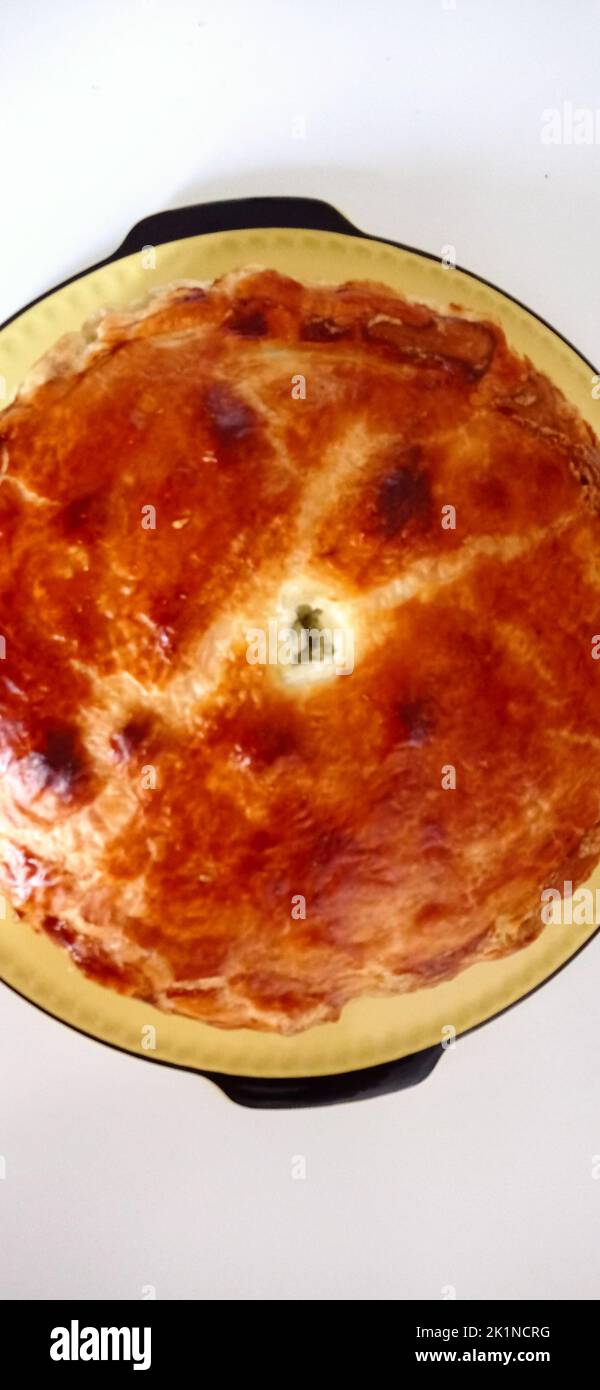 Une tourte berrichonne, plat, France Stock Photo - Alamy