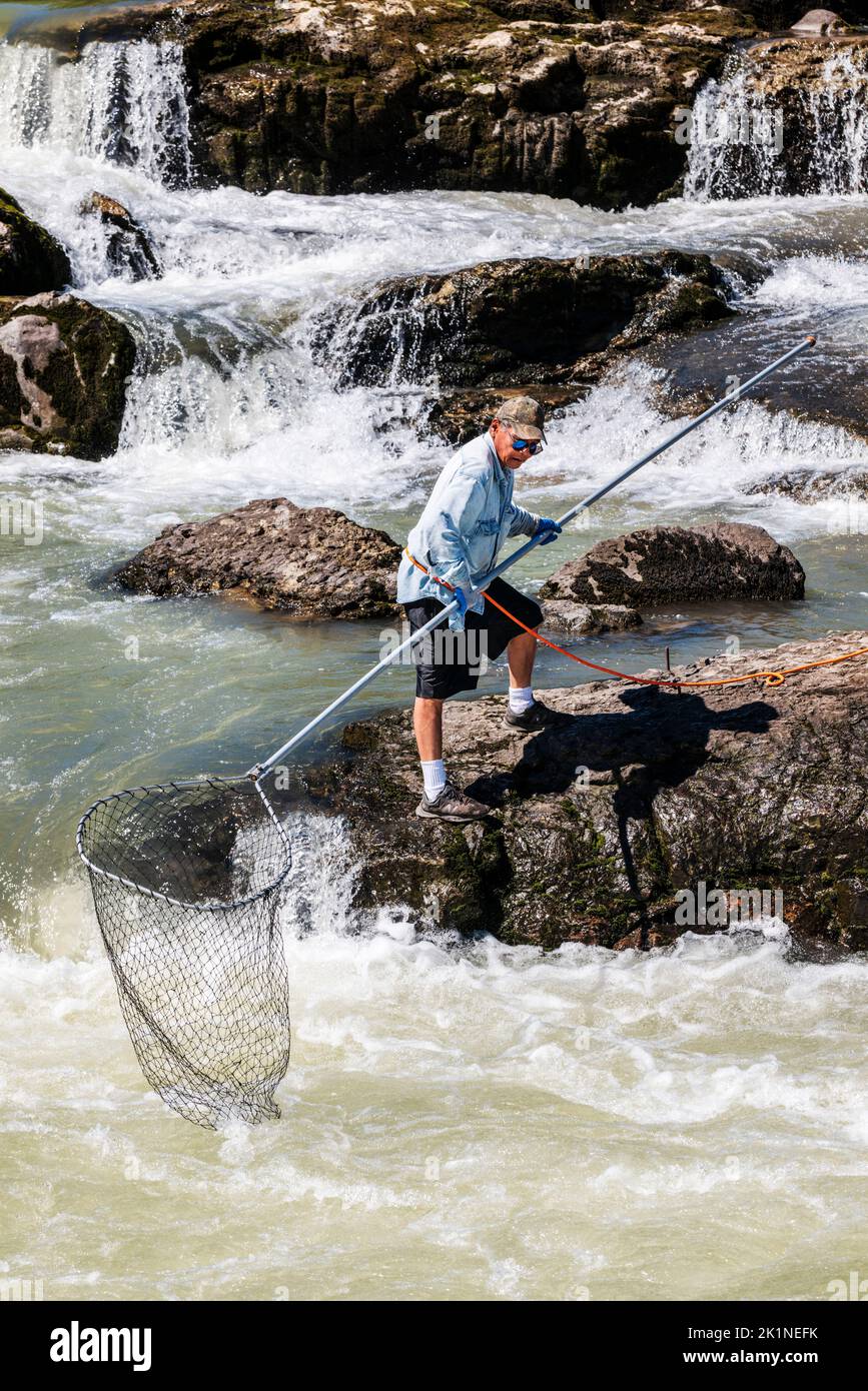 Dip net fishing canada hi-res stock photography and images - Alamy