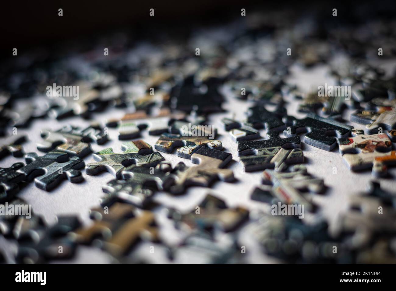 Jigsaw Puzzle pieces Stock Photo
