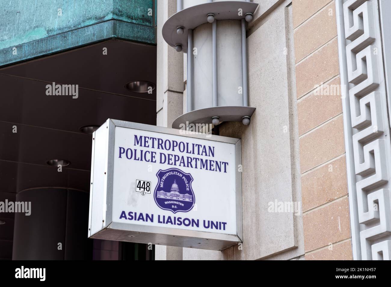 Washington, DC - Sept. 5, 2022: The Metropolitan Police Department Asian Liaison Unit, or ALU, focuses on the public safety needs of the Asian communi Stock Photo