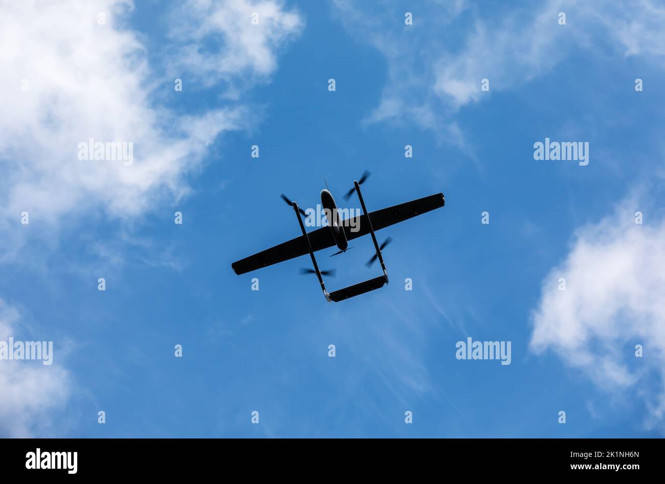 Kyiv, Ukraine. 16th Sep, 2022. Poseidon reconnaissance drone in the sky ...