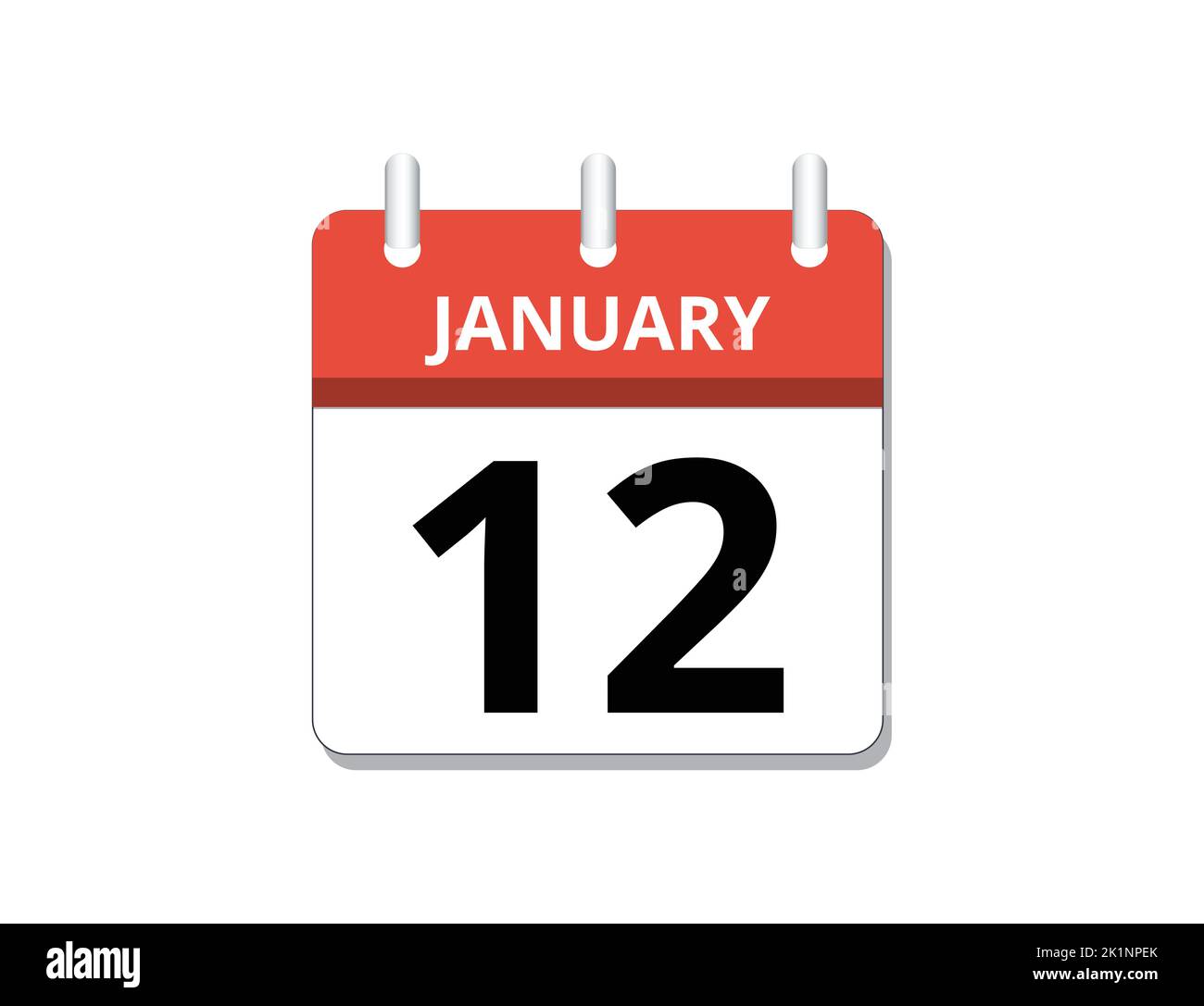 Twelfth day january Stock Vector Images Alamy