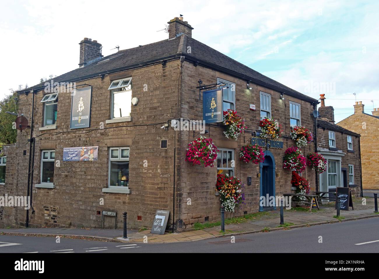 and Dragon pub, 1 Glossop Rd, Charlesworth, Glossop, High Peak