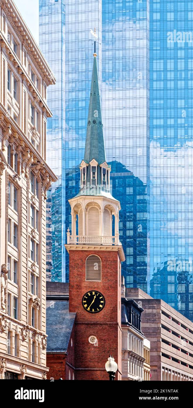 Park Street Church in Boston Stock Photo