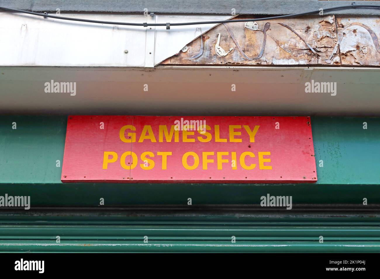 Gamesley Post Office, Winster Mews, 38, Glossop, Glossop, Derbyshire, England, UK,  SK13 0LU Stock Photo