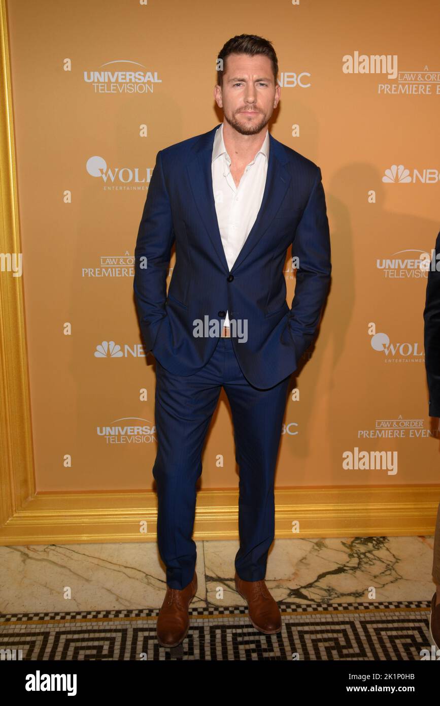 Brent Antonello attends the &lsquo;Law & Order&rsquo; Season Premiere held at