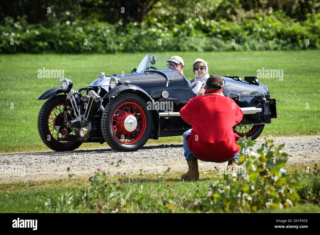 1934 Super Sport "trike" sports car at the "British Invasion