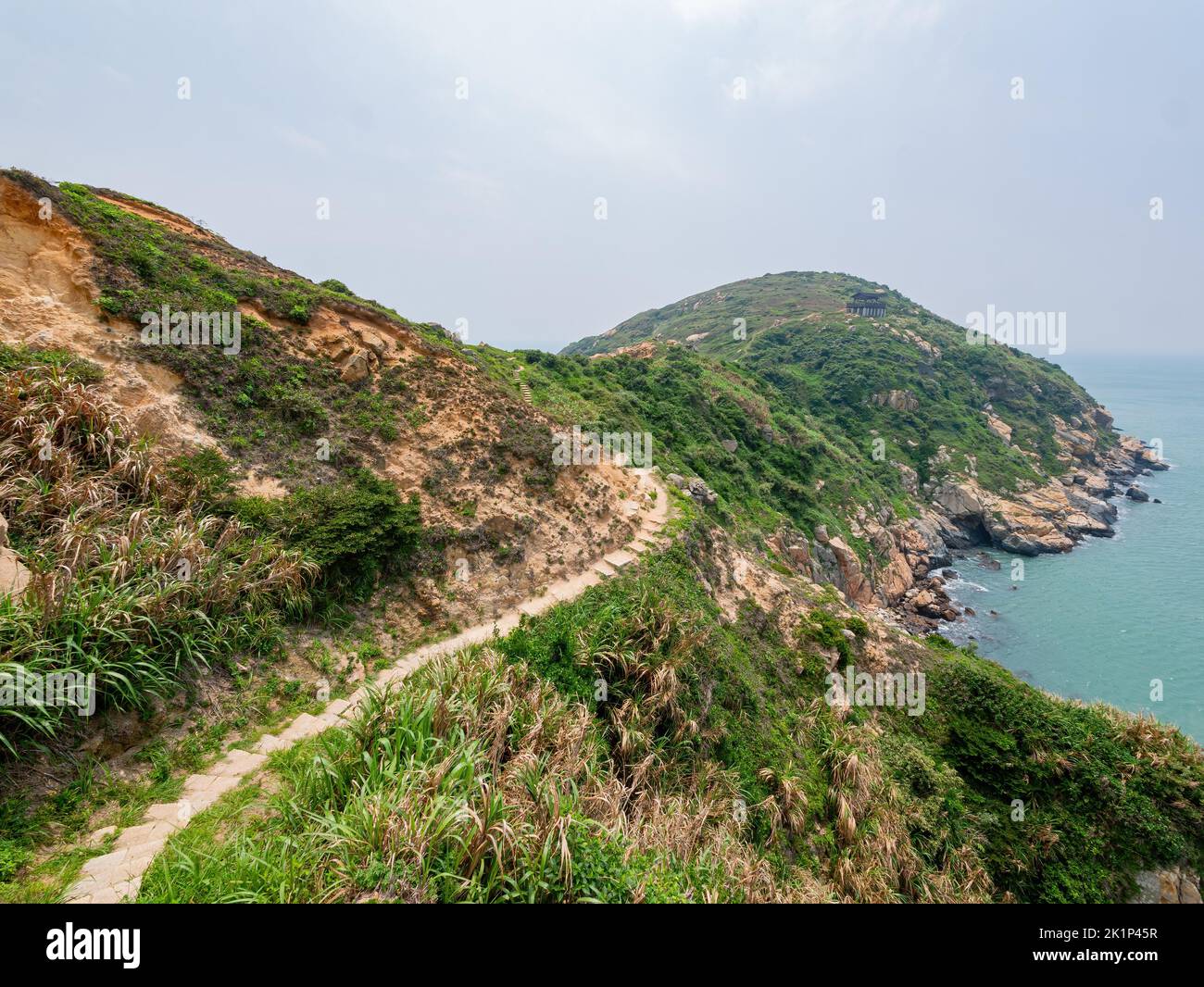 Nature landscape of the Luoshan Nature Trail at Matsu, Taiwan Stock Photo