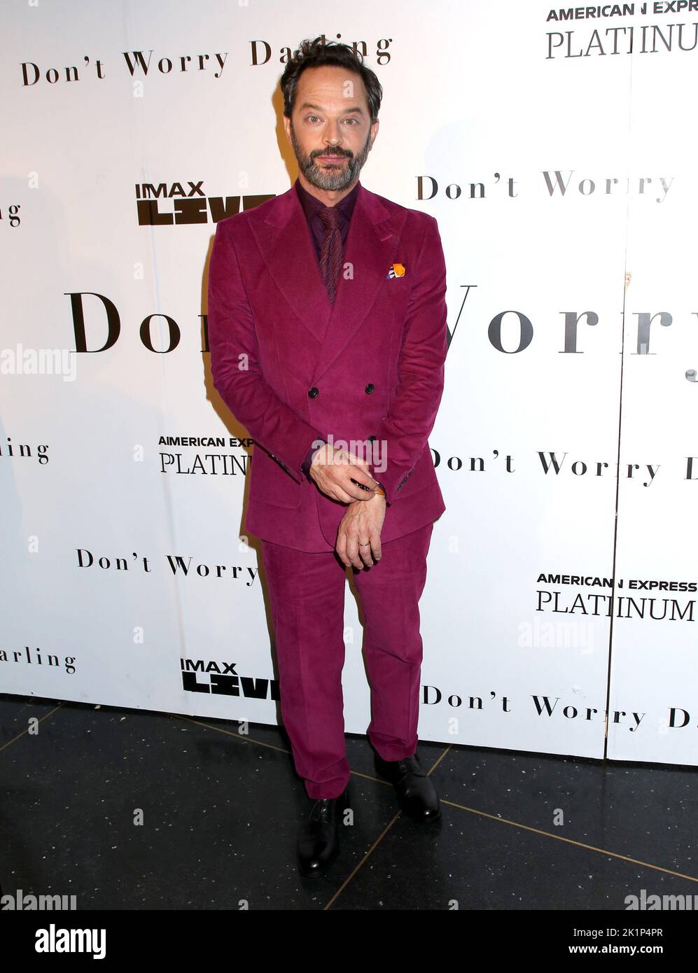 New York City, USA. 19th Sep, 2022. Nick Kroll attending the 'Don't