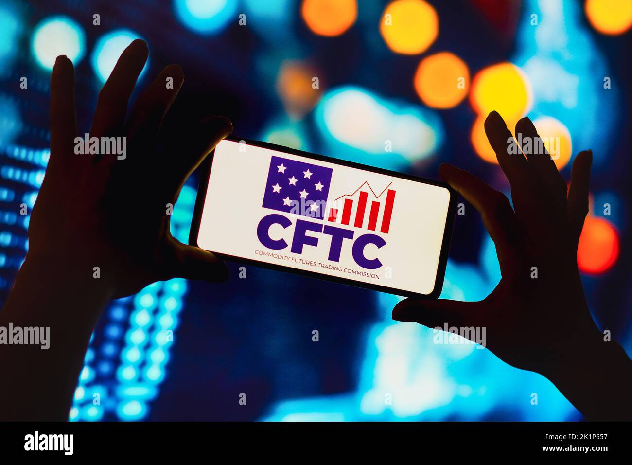 Brazil. 19th Sep, 2022. In this photo illustration, the Commodity Futures Trading Commission (CFTC) logo seen displayed on a smartphone. Credit: SOPA Images Limited/Alamy Live News Stock Photo