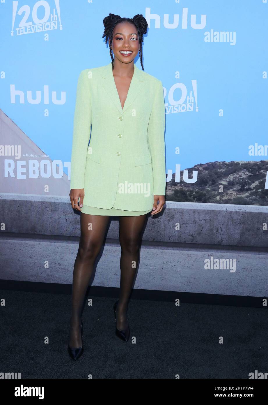 Alyah Chanelle Scott arrives at Hulus Original Series REBOOT Premiere