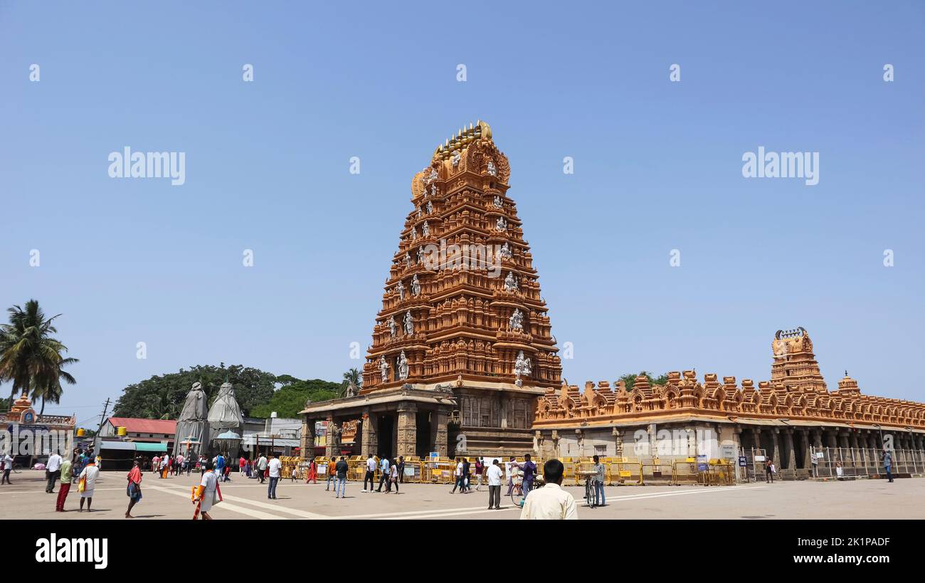 View of Srikanteshwara Temple, Nanjangud, Mysore, Karnataka, India