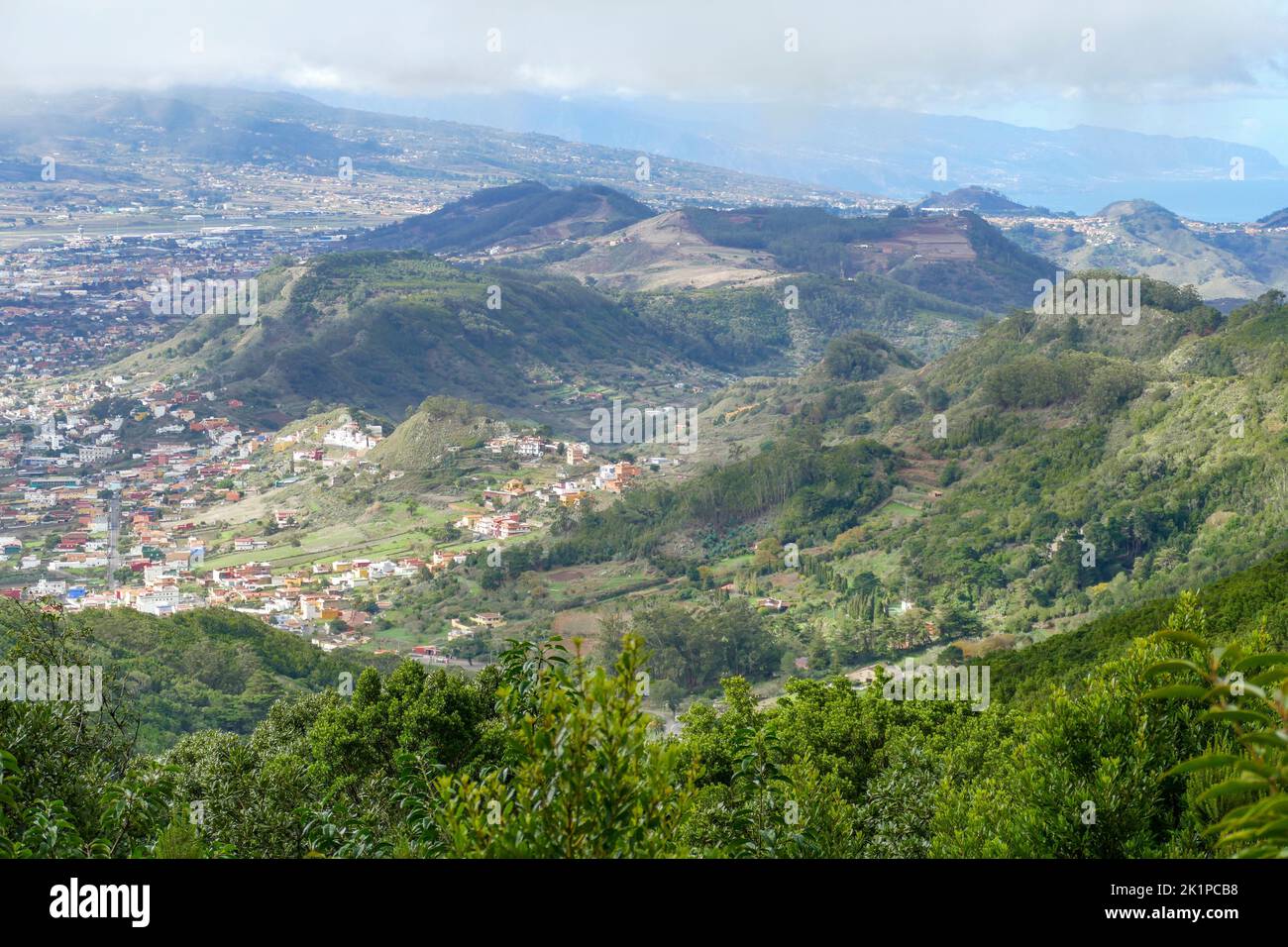 Impression around a mountain range named Macizo de Anaga at the island Tenerife in the Canary Islands Stock Photo