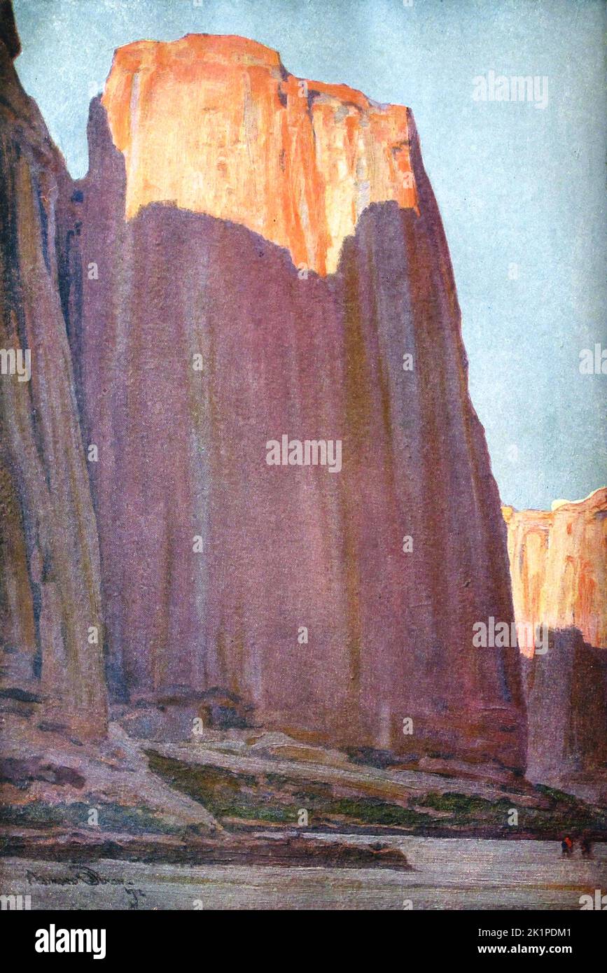 Maynard Dixon - Spirit Canyon, New Mexico Stock Photo