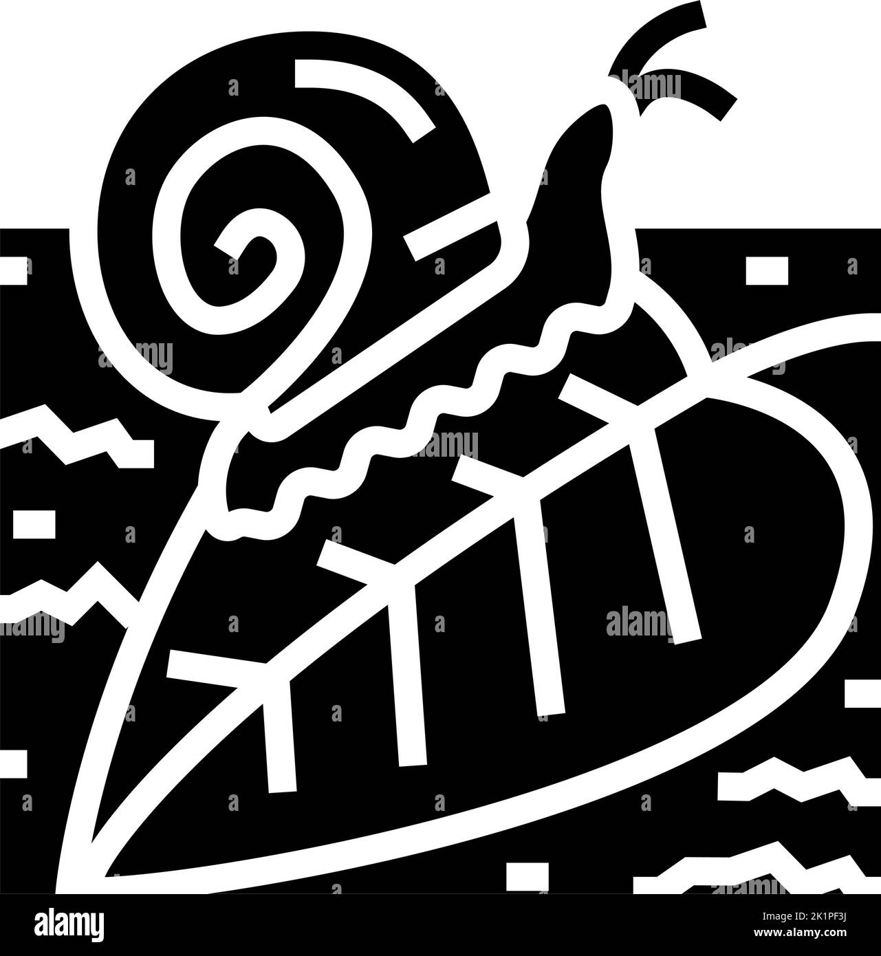 nature spring glyph icon vector illustration Stock Vector Image & Art