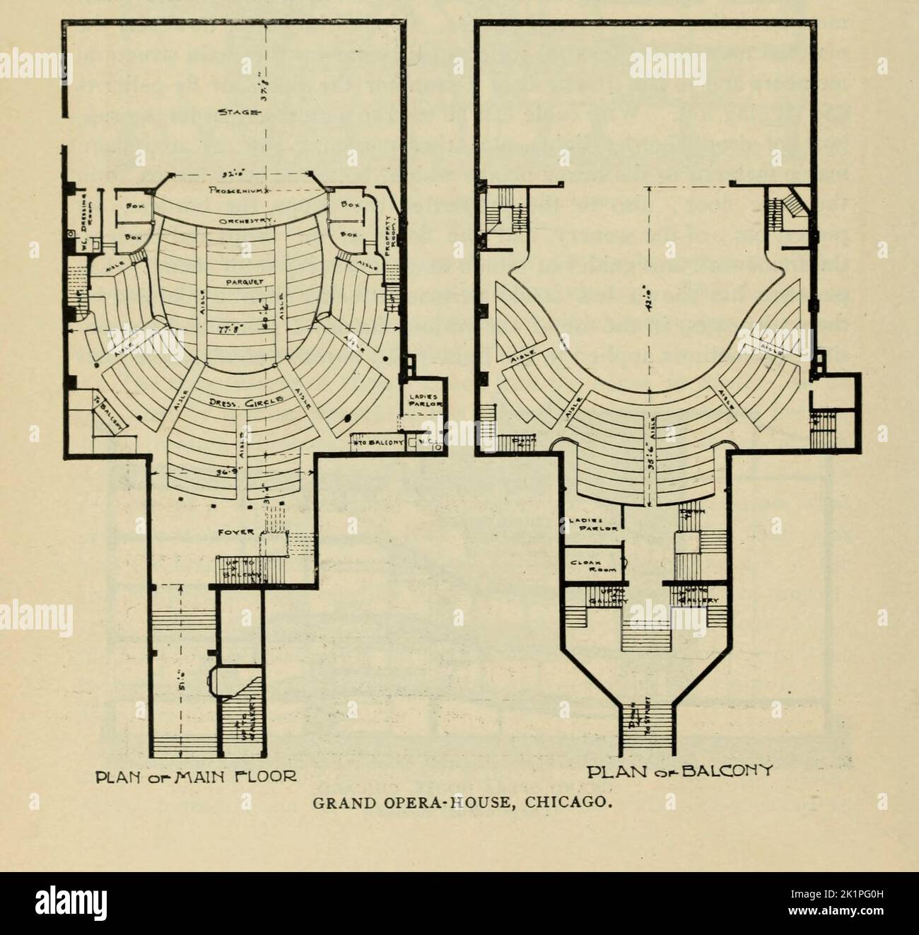 Grand Opera House Chicago from the article Theater Building for
