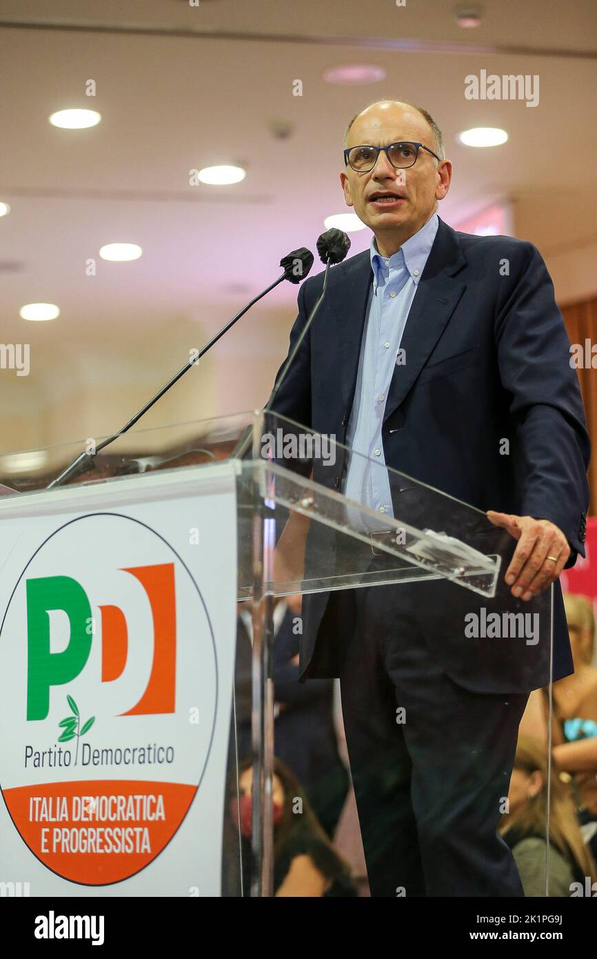 Enrico Letta Pd Hi Res Stock Photography And Images Alamy