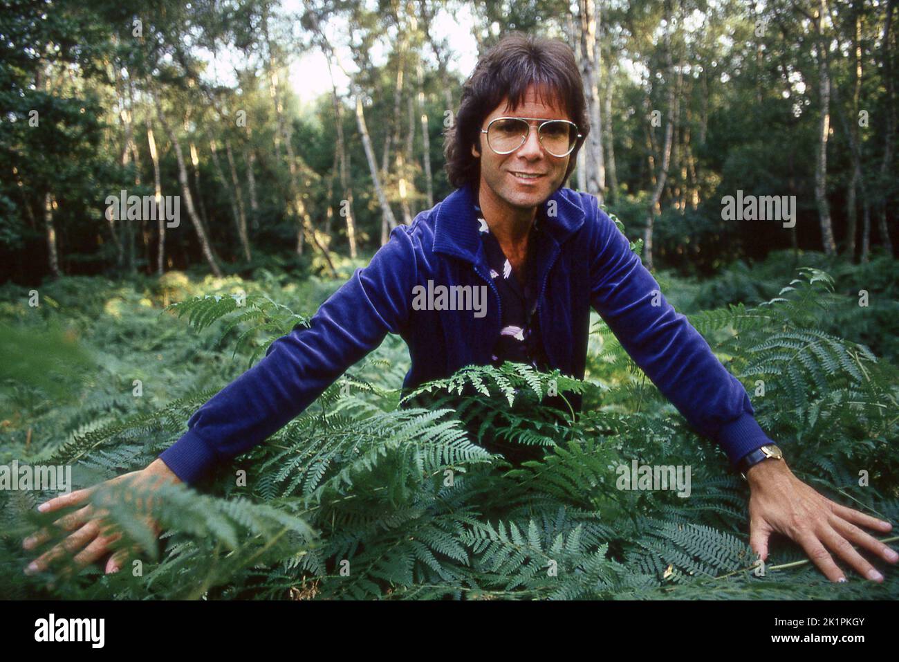 British Pop star Cliff Richard in 1979 Stock Photo
