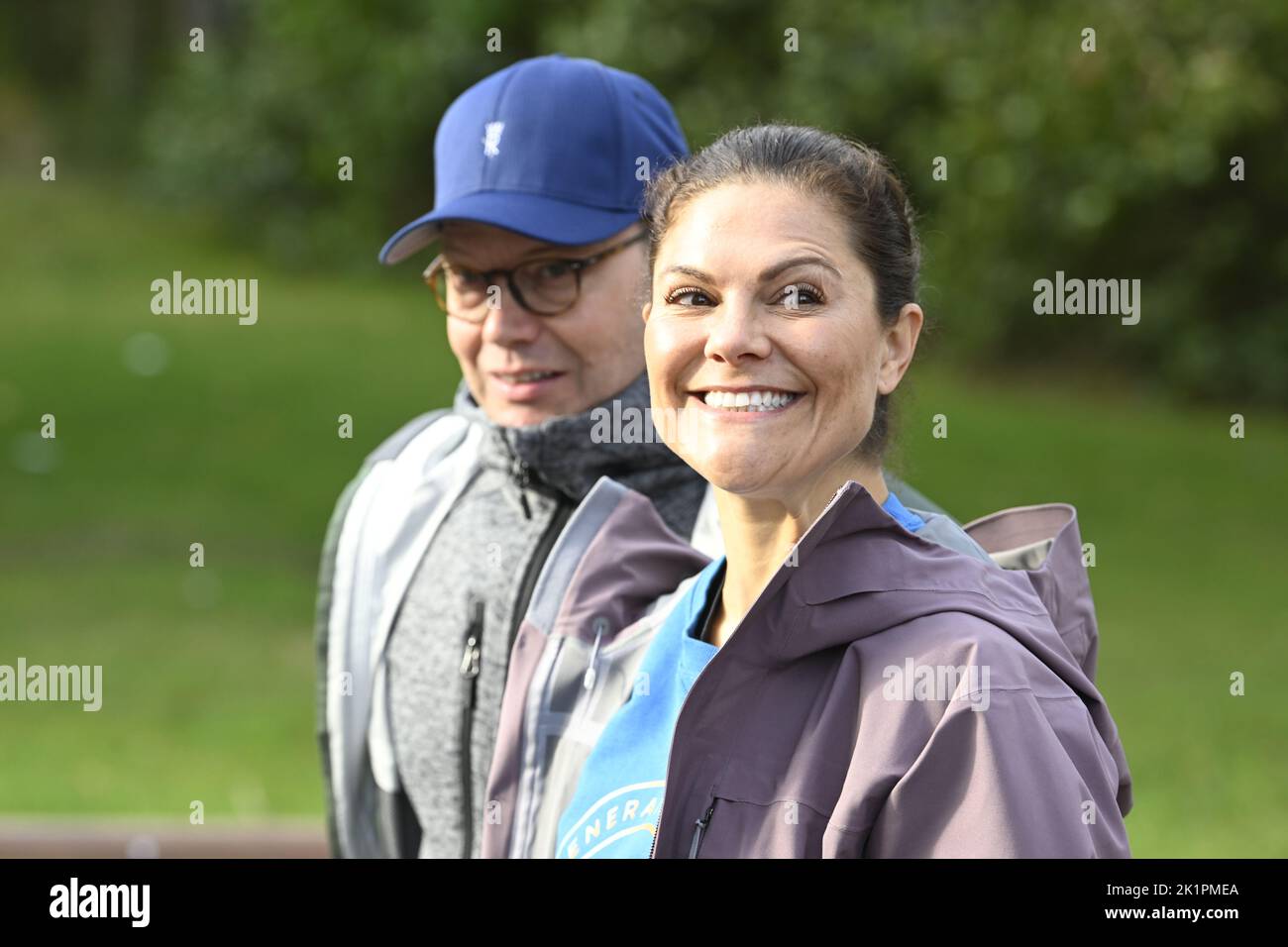 Stockholm, Sweden. 20th Sep, 2022. Crown Princess Victoria and Prince Daniel attend Allemansrättens dag (Right of Public Access Day) on September 20, 2022, in Akalla, Stockholm, Sweden. Photo Jessica Gow/TT code 10070 Credit: TT News Agency/Alamy Live News Stock Photo