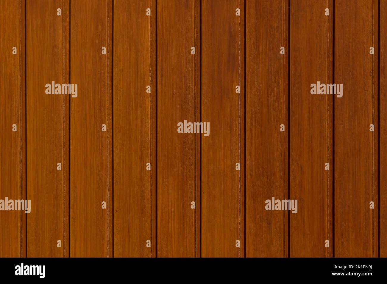 brown wooden wall made of vertical planks Stock Photo