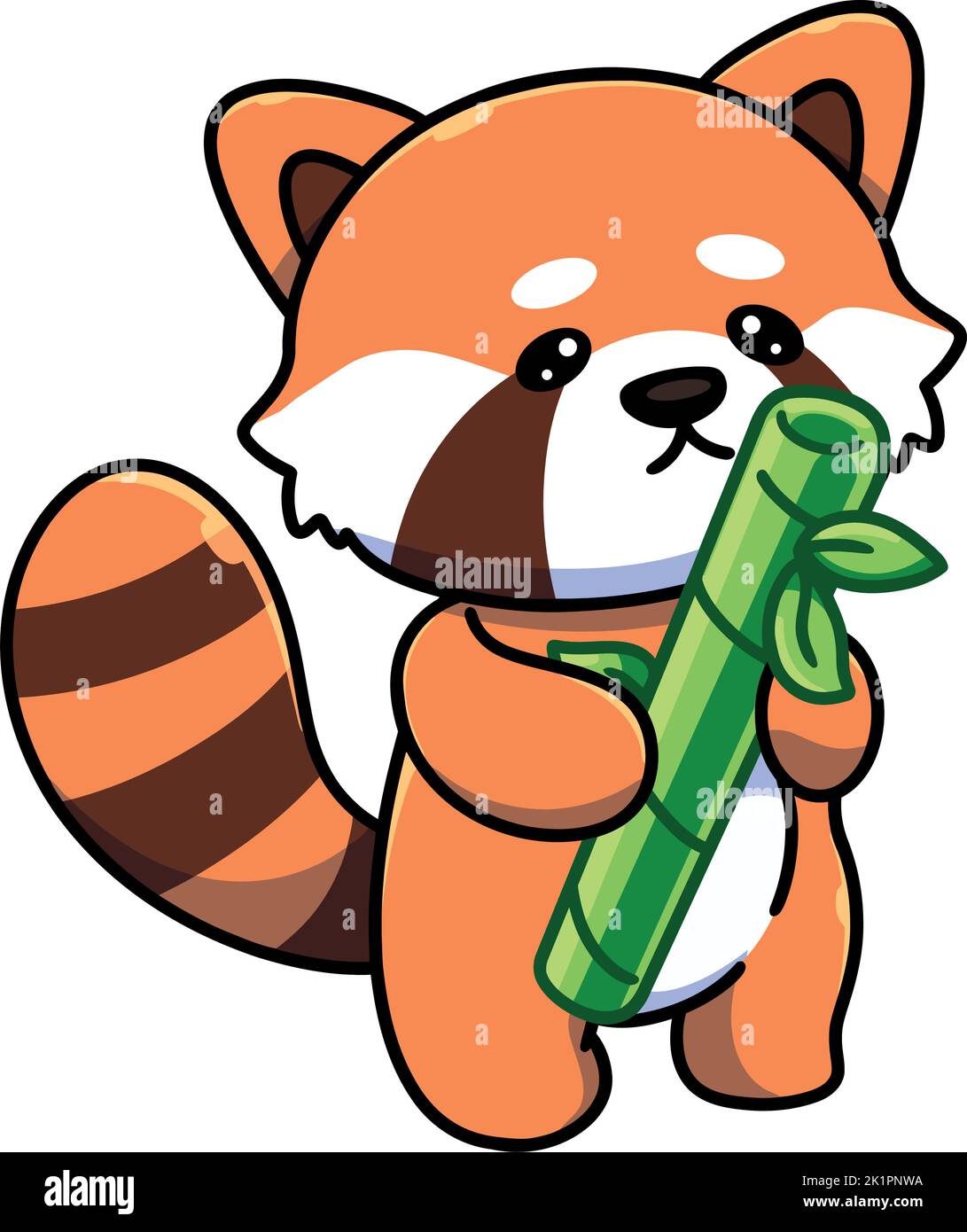 Kawaii Red Panda Cut Out Stock Images Pictures Alamy