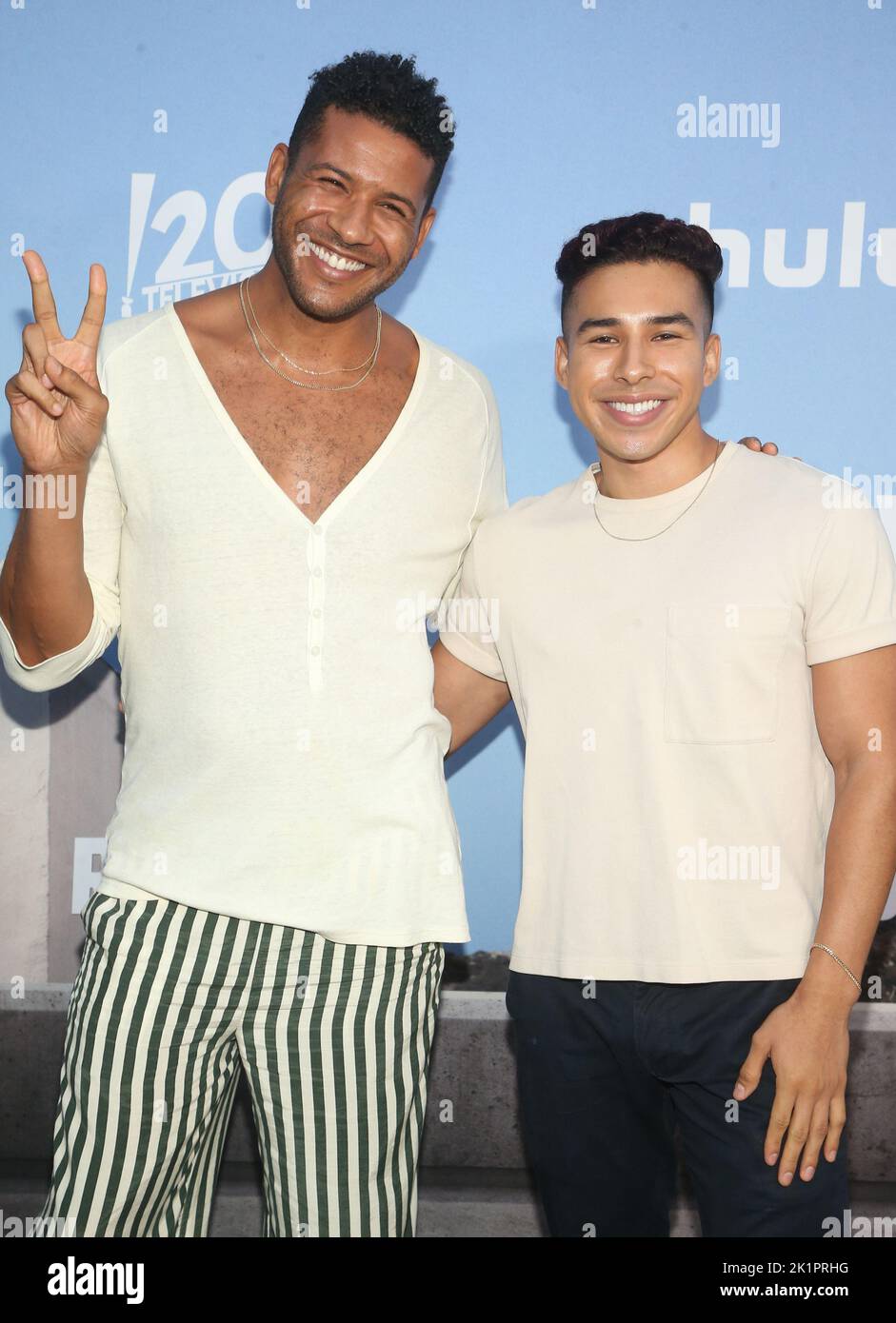 19 September  2022 - Los Angeles, California  - Jeffrey Bowyer-Chapman, Eric Aviles. the premiere of Hulu's Reboot  held at Fox Studio Lot   in Los Angeles. (Credit Image: © Fs/AdMedia via ZUMA Press Wire) Stock Photo