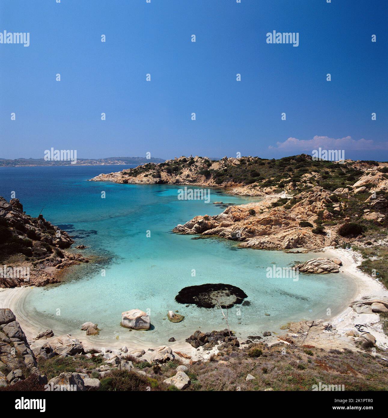La Maddalena, Caprera Island, Cala Napoletana, Provincia Olbia Tempio, Sardinia, Italy, Europe Stock Photo