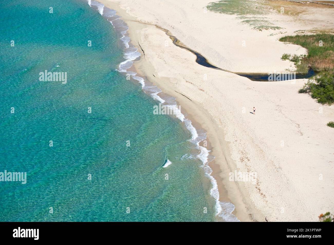 Solanas beach, Sinnai, south Sardinia, Italy, Europe Stock Photo