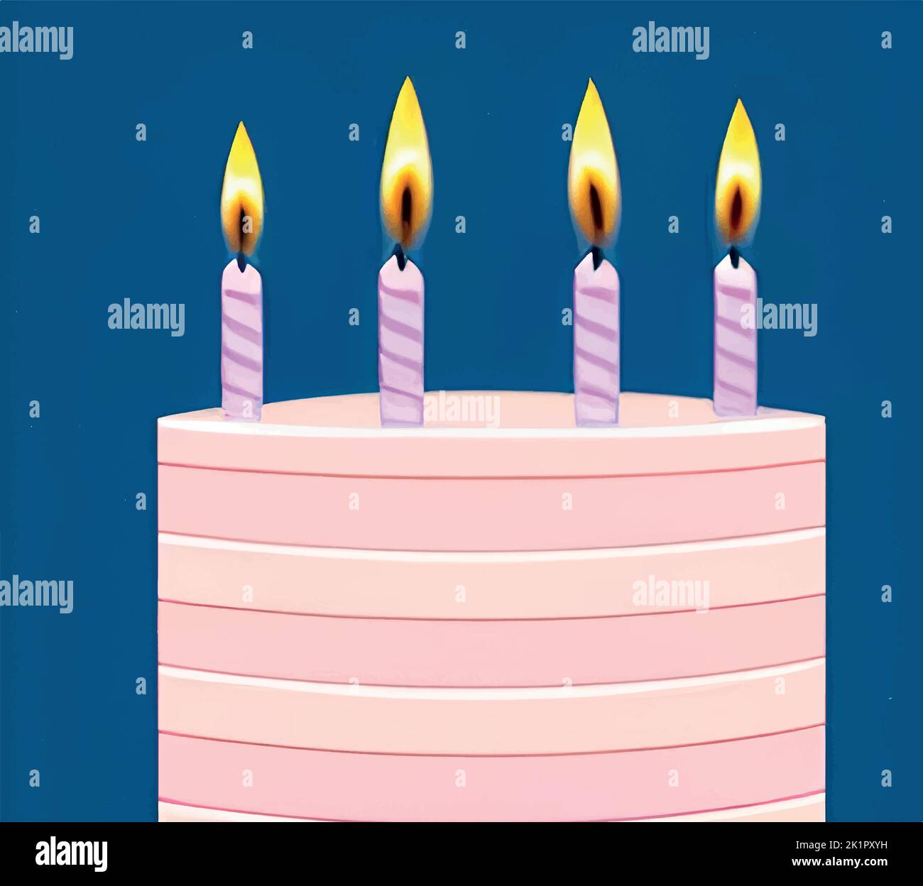 Feliz Cumpleanos 39 - Greeting card. Candle lit in the form of a number  being lit by reflectors in a room with balloons floating with streamers  Stock Vector Image & Art - Alamy